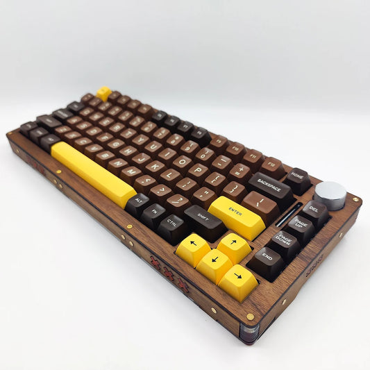 Walnut Wood & Arcylic 75% Wireless RGB Keyboard